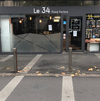 Pizza de Le 34 Food Factory au Cendre